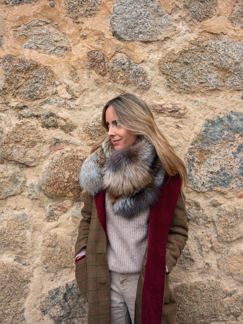 Cuello de zorro  CAPPUCCINO