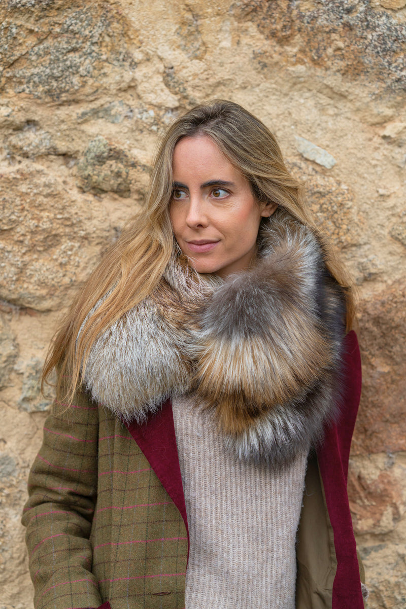 Cuello de zorro  CAPPUCCINO