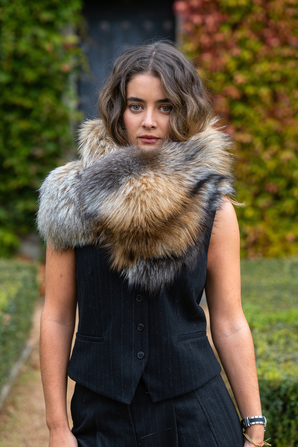 Cuello de zorro  CAPPUCCINO