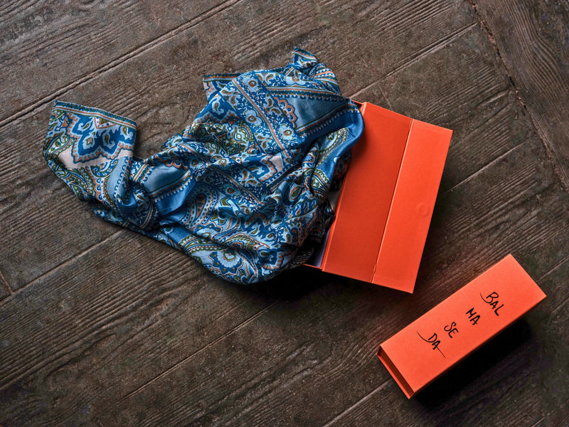 Pañuelo XL de seda y cashmere