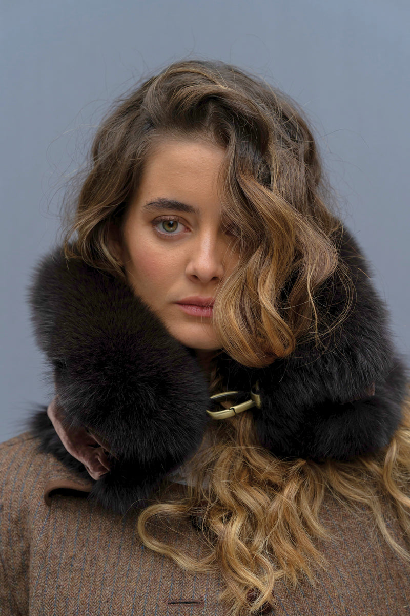 Cuello de zorro EXPRESSO - TOFFEE