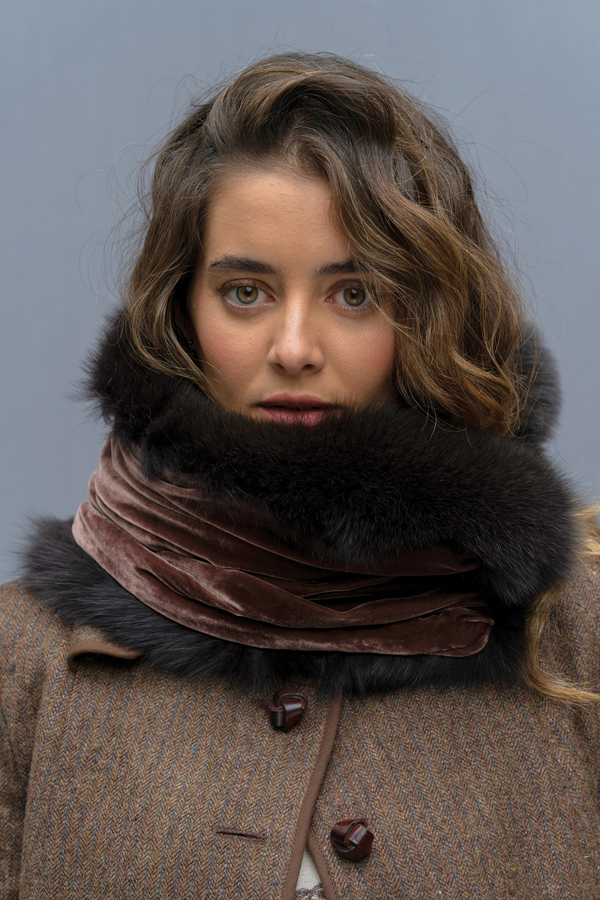 Cuello de zorro EXPRESSO - TOFFEE