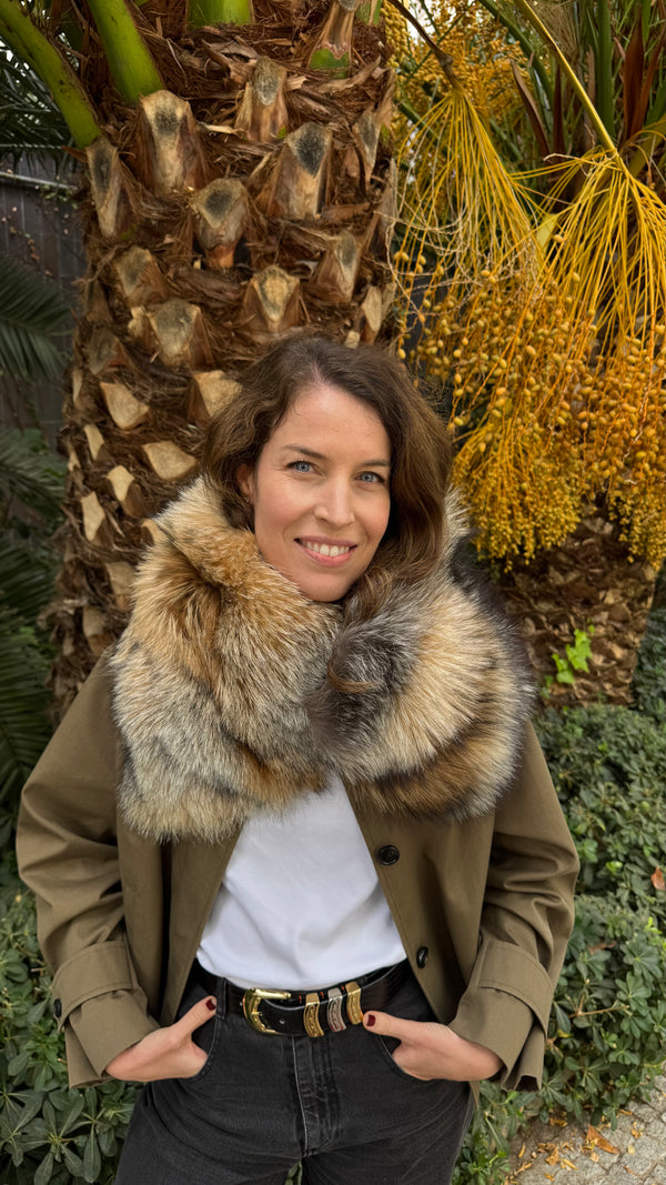 Cuello de zorro  CAPPUCCINO