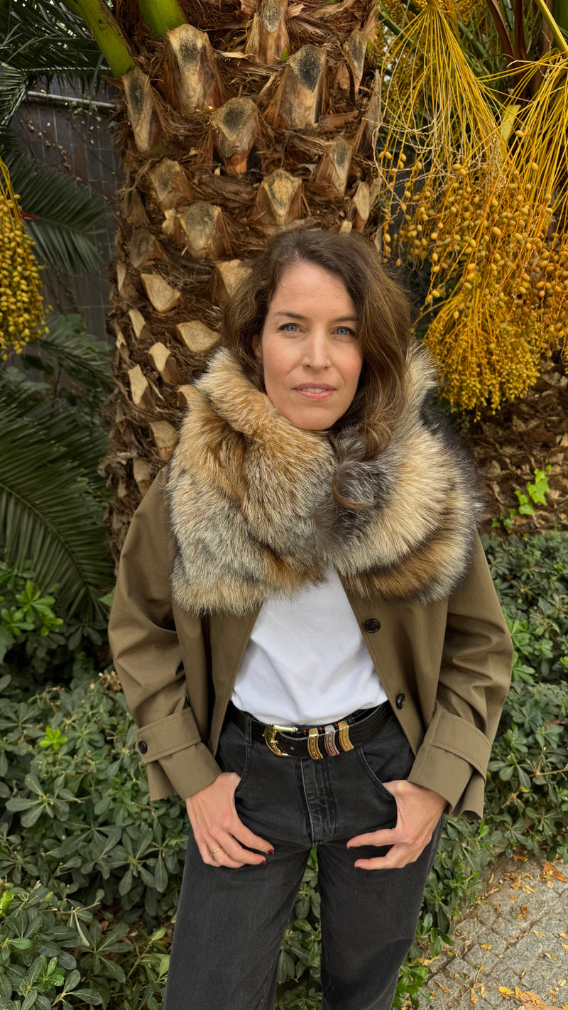 Cuello de zorro  CAPPUCCINO