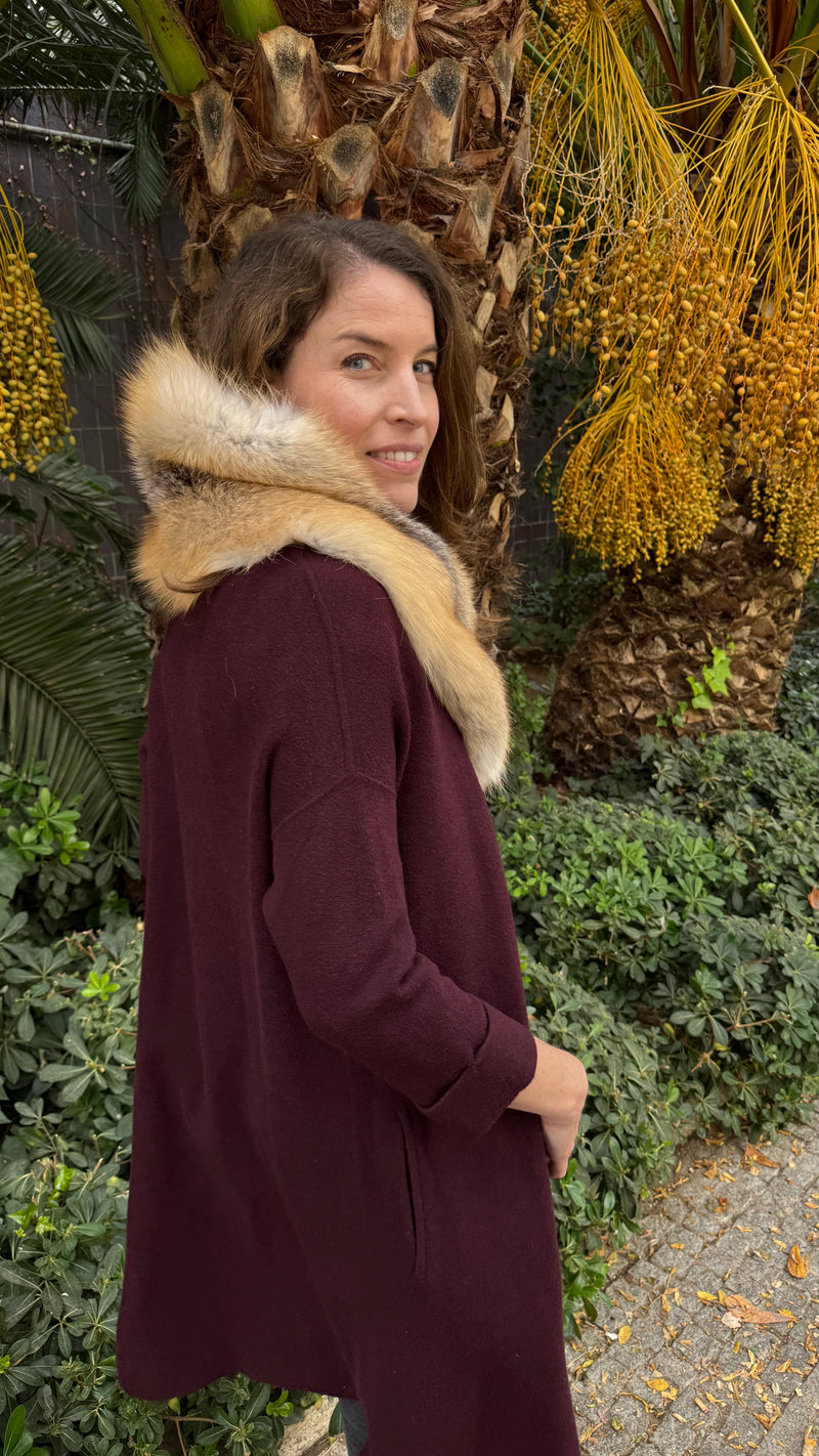 Cuello de zorro CARAMEL