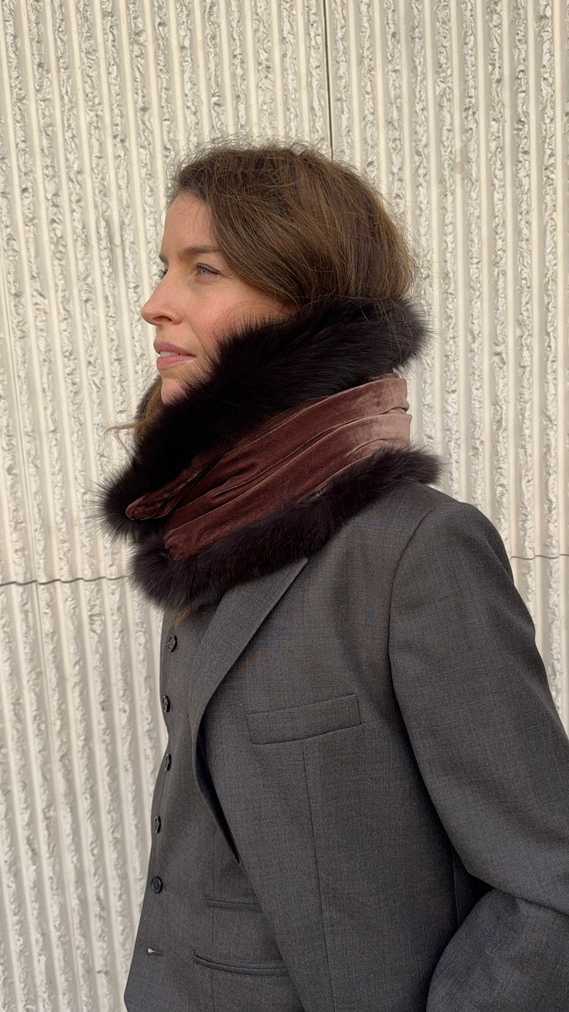 Cuello de zorro EXPRESSO - TOFFEE