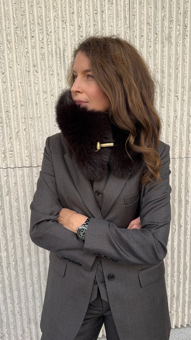 Cuello de zorro EXPRESSO - TOFFEE