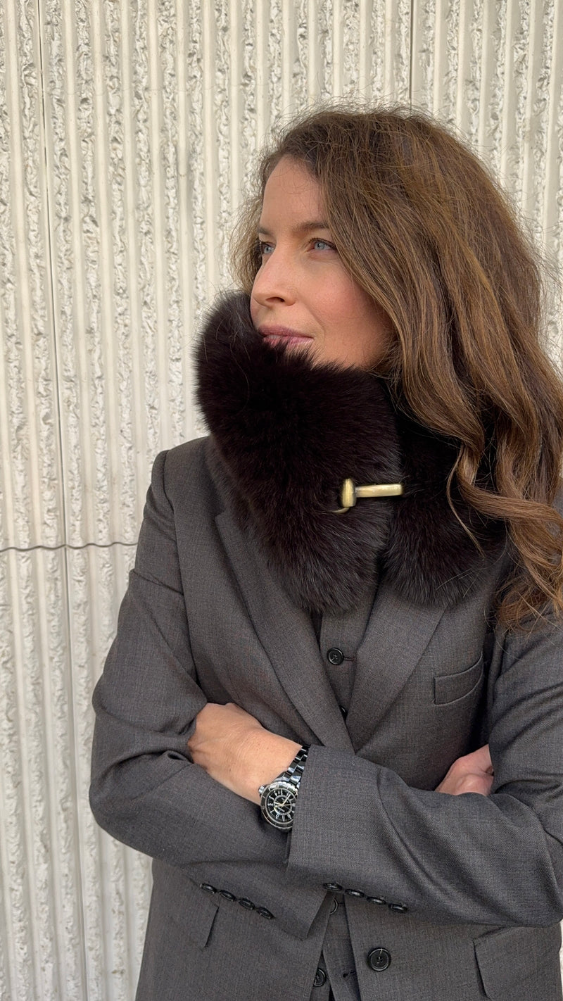 Cuello de zorro EXPRESSO - TOFFEE