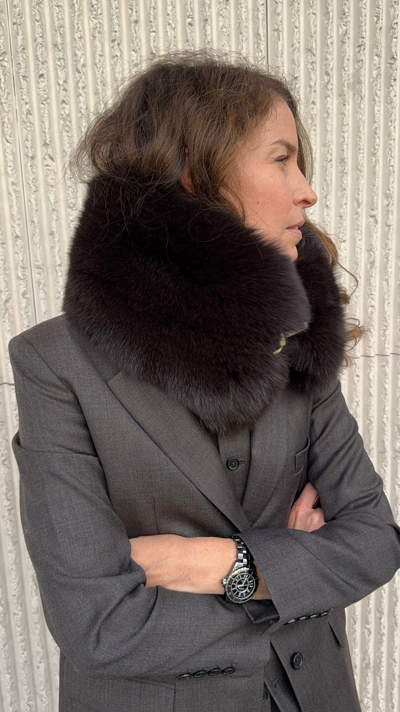 Cuello de zorro EXPRESSO - TOFFEE