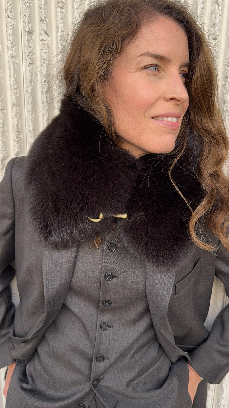 Cuello de zorro EXPRESSO - TOFFEE