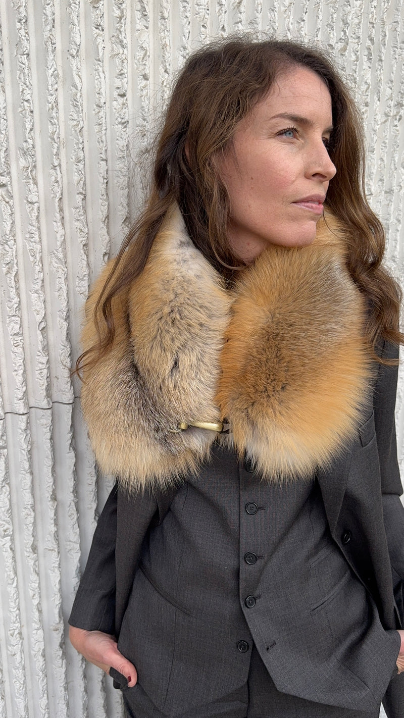 Cuello de zorro CARAMEL