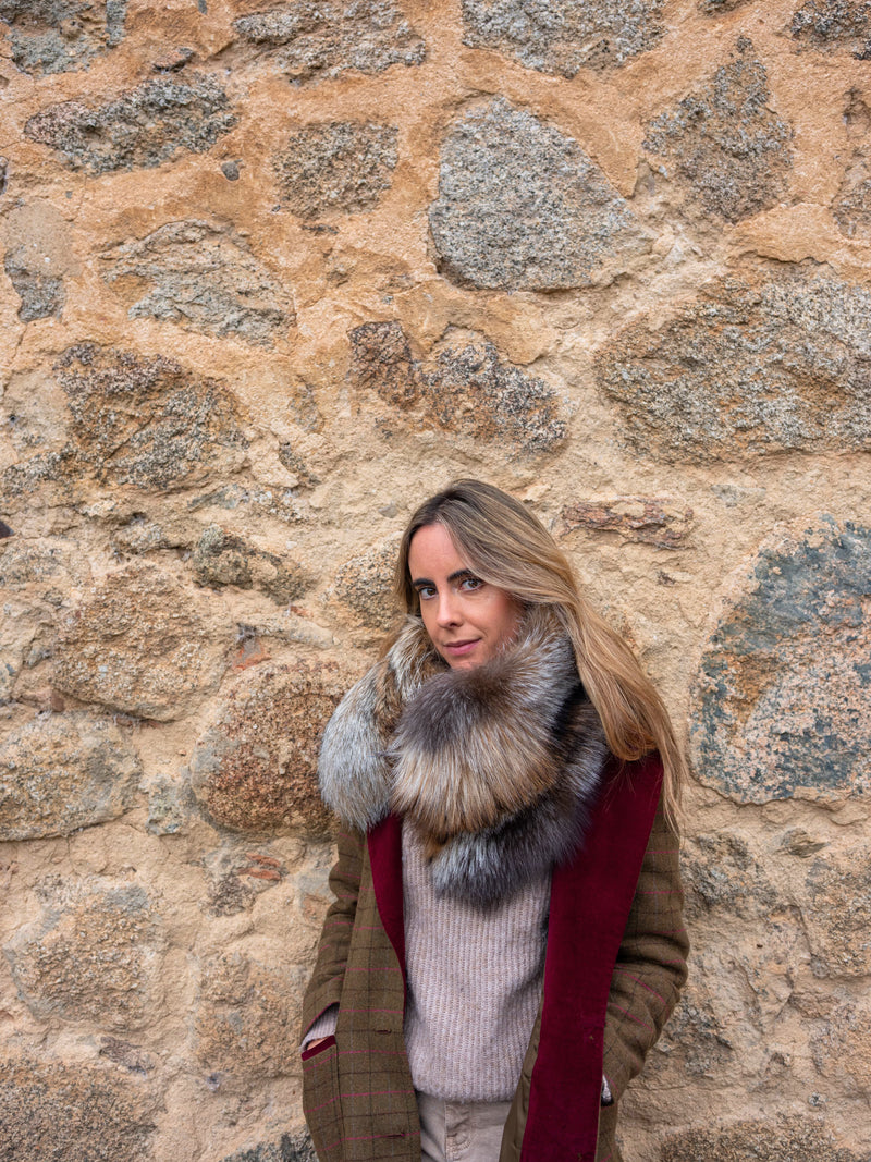 Cuello de zorro  CAPPUCCINO