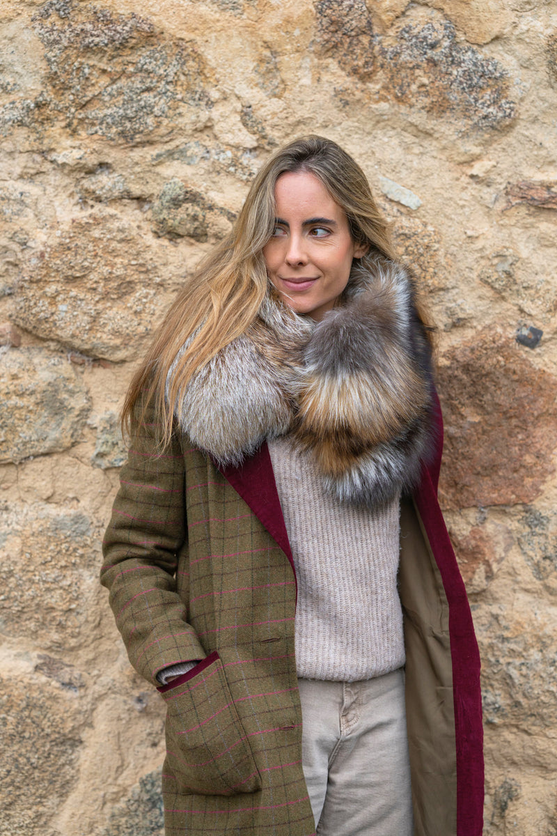 Cuello de zorro  CAPPUCCINO