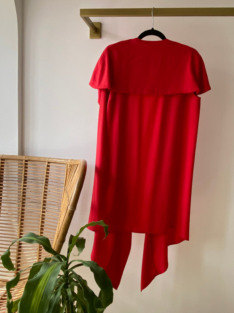 VESTIDO-CHALECO BALMA ROJO