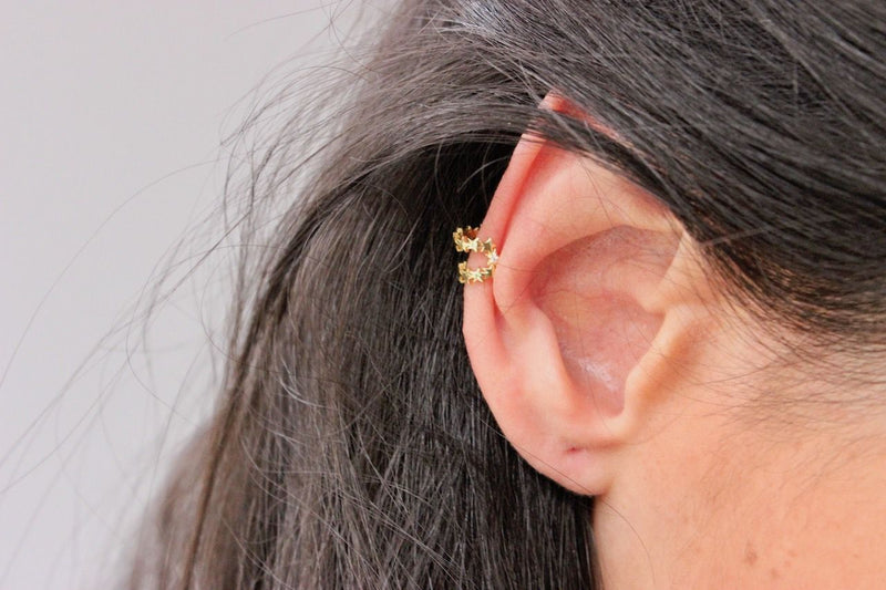 Ear cuff estrellitas